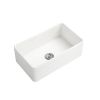White Farmhouse Sink Deep Apron Sink Undermount Farmhouse Kitchen Sink Single Farm Sink