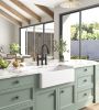 White Farmhouse Sink Deep Apron Sink Undermount Farmhouse Kitchen Sink Single Farm Sink